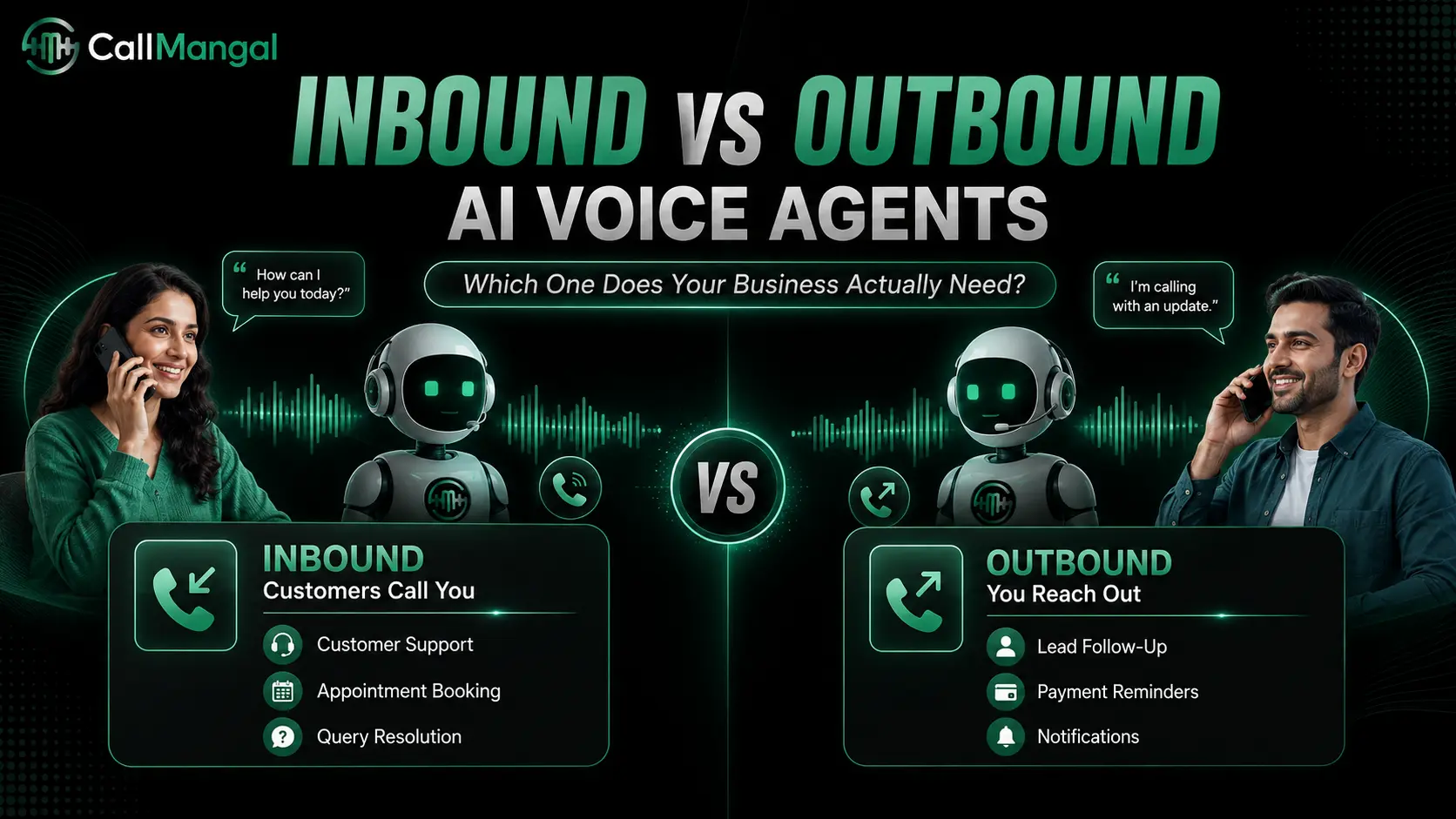 Inbound vs outbound AI calling