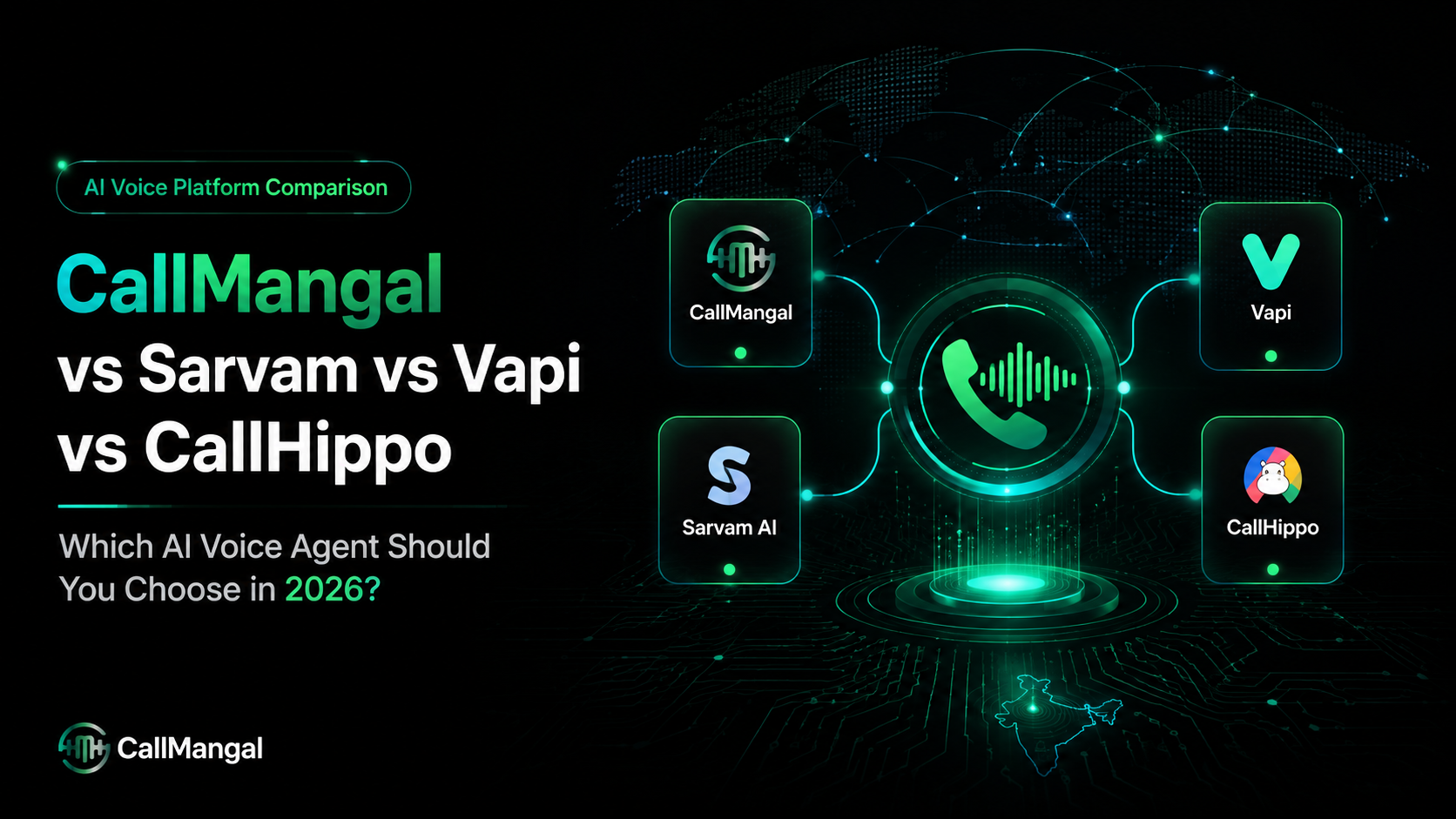 CallMangal vs Sarvam AI vs Vapi vs CallHippo comparison